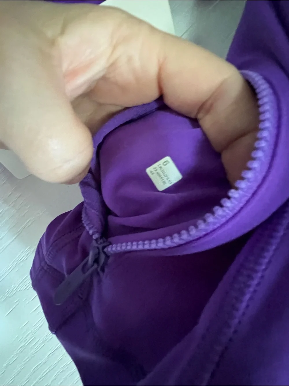 Lululemon cropped define jacket Atomic Purple RARE NWT 6